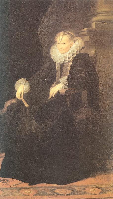 Dyck, Anthony van The Genoese Senator\'s Wife Norge oil painting art